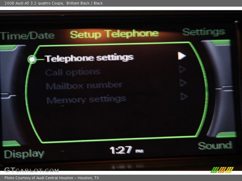 Brilliant Black / Black 2008 Audi A5 3.2 quattro Coupe