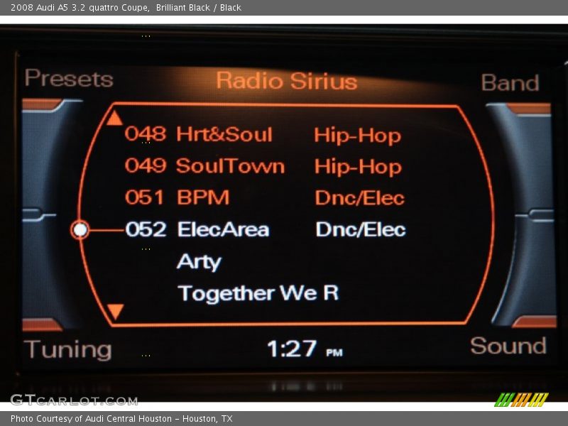 Brilliant Black / Black 2008 Audi A5 3.2 quattro Coupe