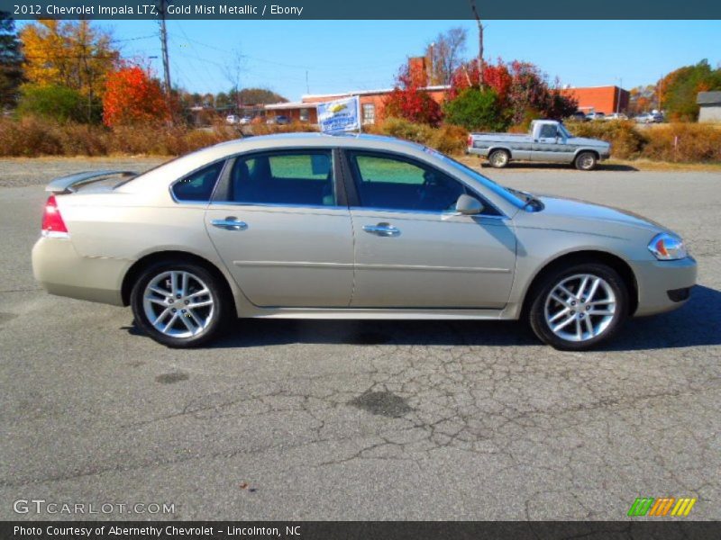 Gold Mist Metallic / Ebony 2012 Chevrolet Impala LTZ