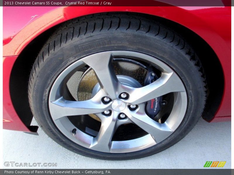 Crystal Red Tintcoat / Gray 2013 Chevrolet Camaro SS Coupe