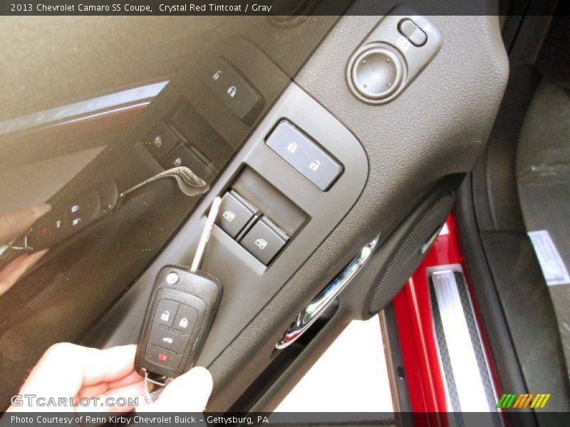 Crystal Red Tintcoat / Gray 2013 Chevrolet Camaro SS Coupe