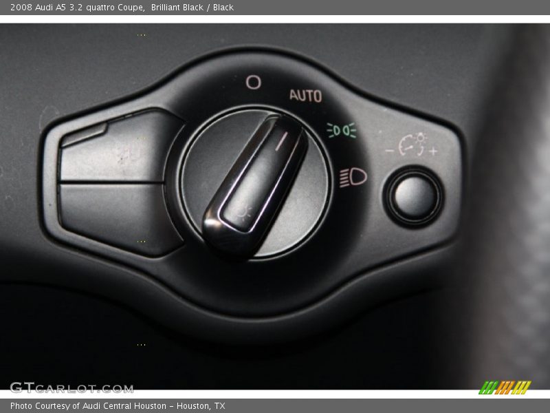 Brilliant Black / Black 2008 Audi A5 3.2 quattro Coupe