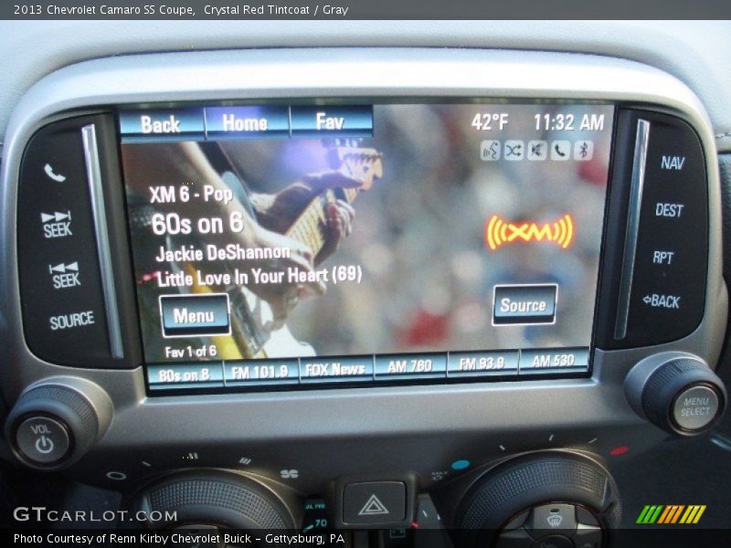 Crystal Red Tintcoat / Gray 2013 Chevrolet Camaro SS Coupe