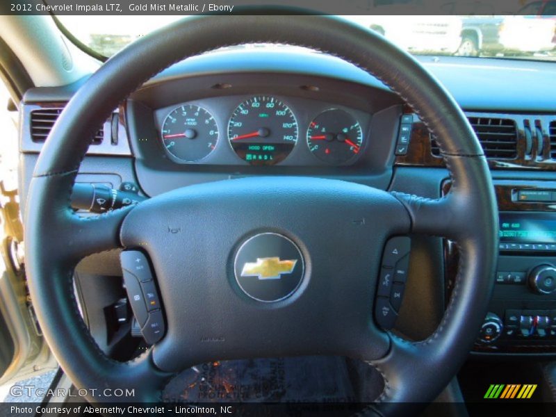 Gold Mist Metallic / Ebony 2012 Chevrolet Impala LTZ