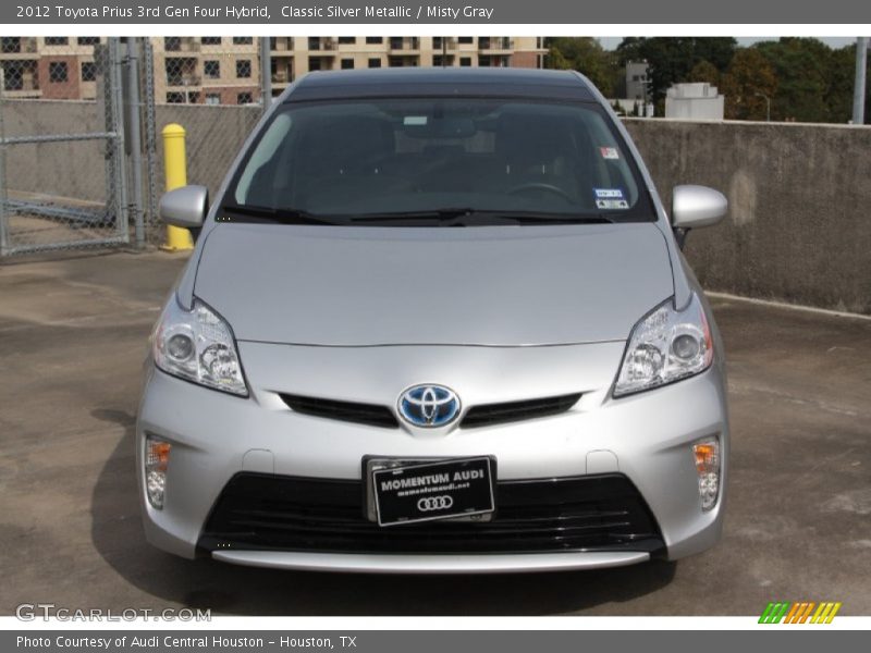Classic Silver Metallic / Misty Gray 2012 Toyota Prius 3rd Gen Four Hybrid