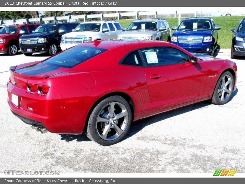 Crystal Red Tintcoat / Gray 2013 Chevrolet Camaro SS Coupe