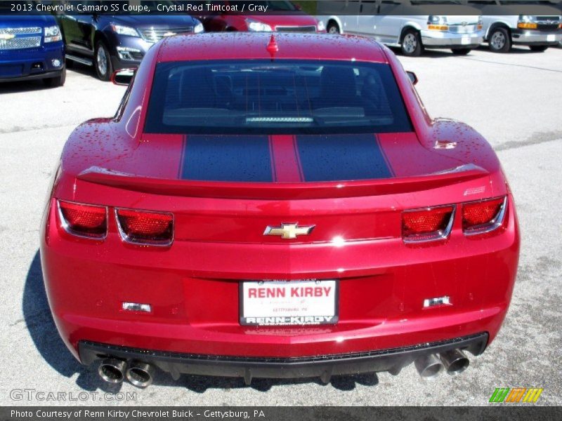 Crystal Red Tintcoat / Gray 2013 Chevrolet Camaro SS Coupe