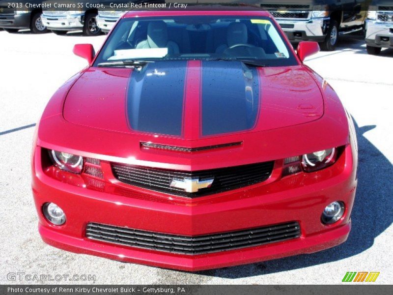 Crystal Red Tintcoat / Gray 2013 Chevrolet Camaro SS Coupe