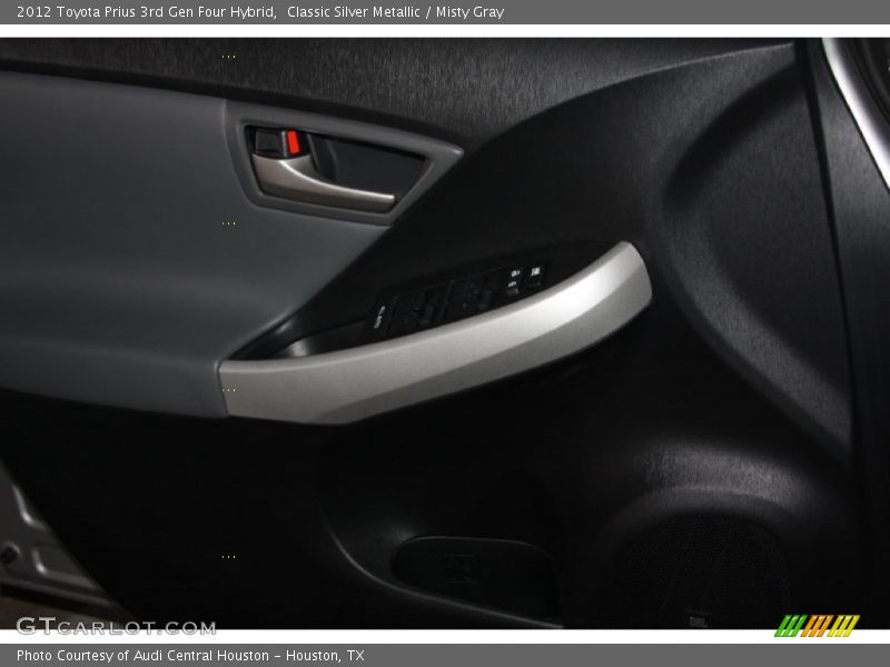 Classic Silver Metallic / Misty Gray 2012 Toyota Prius 3rd Gen Four Hybrid