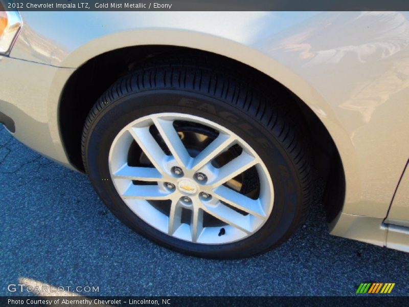 Gold Mist Metallic / Ebony 2012 Chevrolet Impala LTZ