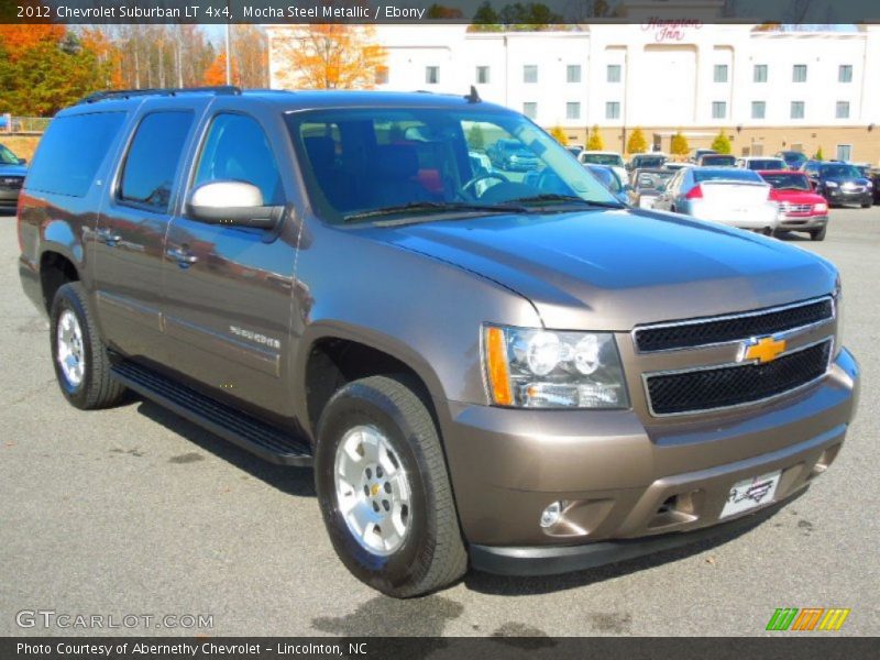 Mocha Steel Metallic / Ebony 2012 Chevrolet Suburban LT 4x4