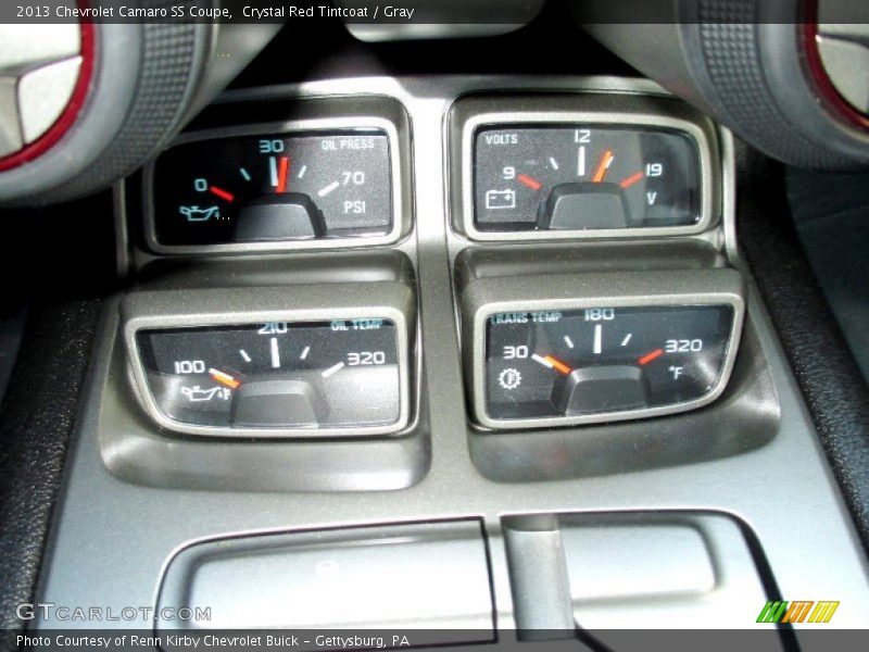 Crystal Red Tintcoat / Gray 2013 Chevrolet Camaro SS Coupe