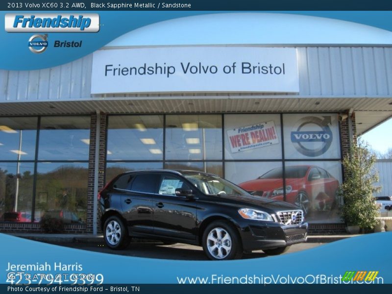 Black Sapphire Metallic / Sandstone 2013 Volvo XC60 3.2 AWD