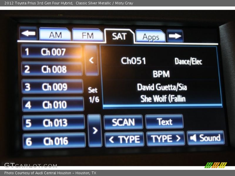 Classic Silver Metallic / Misty Gray 2012 Toyota Prius 3rd Gen Four Hybrid