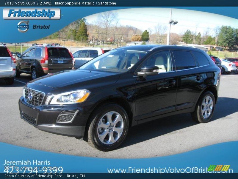 Black Sapphire Metallic / Sandstone 2013 Volvo XC60 3.2 AWD