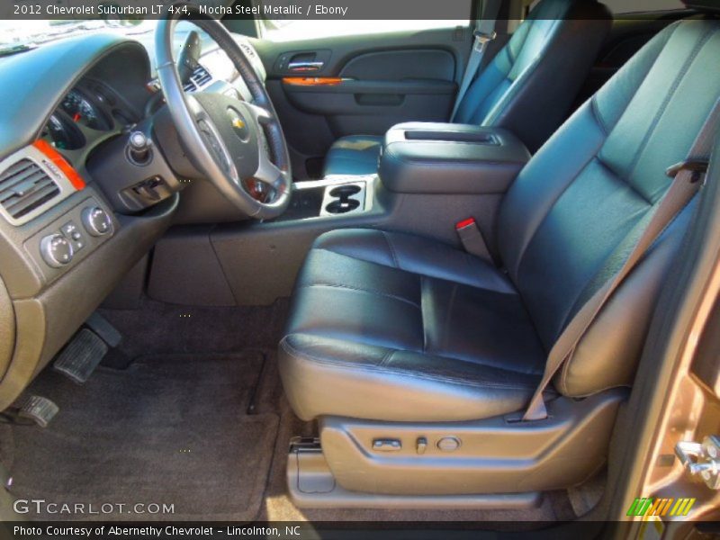 Mocha Steel Metallic / Ebony 2012 Chevrolet Suburban LT 4x4