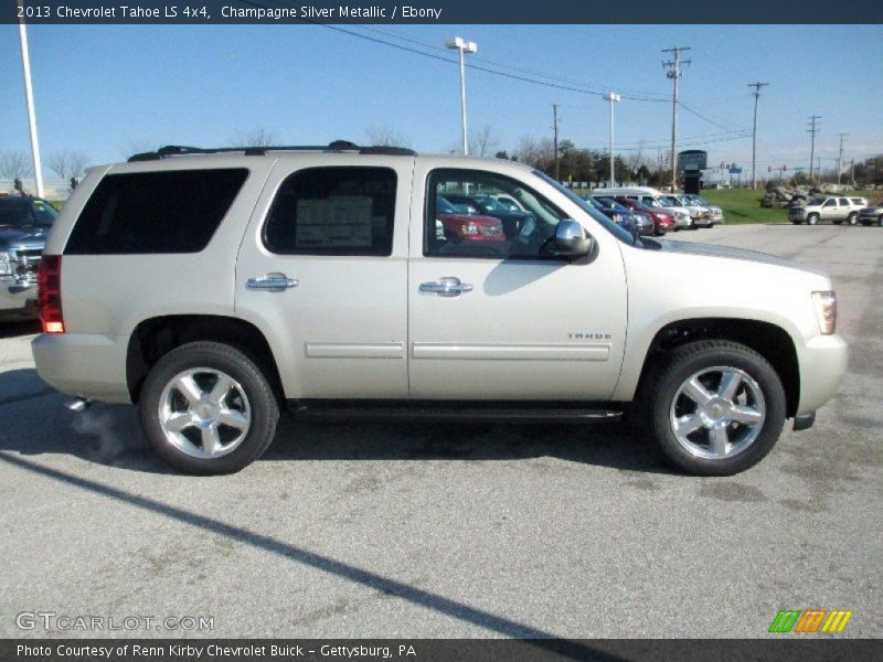 Champagne Silver Metallic / Ebony 2013 Chevrolet Tahoe LS 4x4