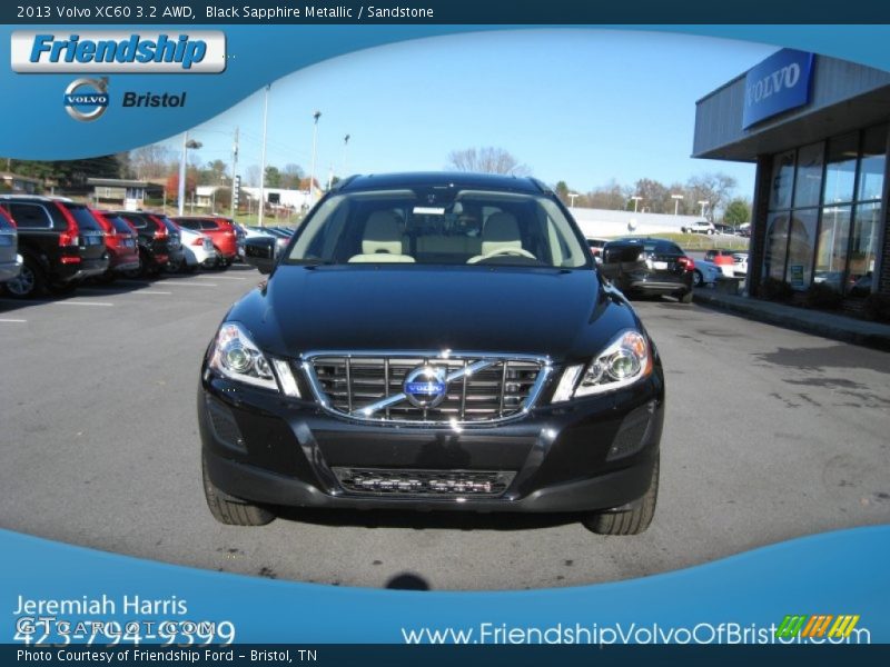 Black Sapphire Metallic / Sandstone 2013 Volvo XC60 3.2 AWD