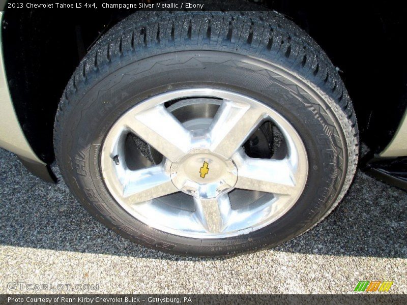 Champagne Silver Metallic / Ebony 2013 Chevrolet Tahoe LS 4x4