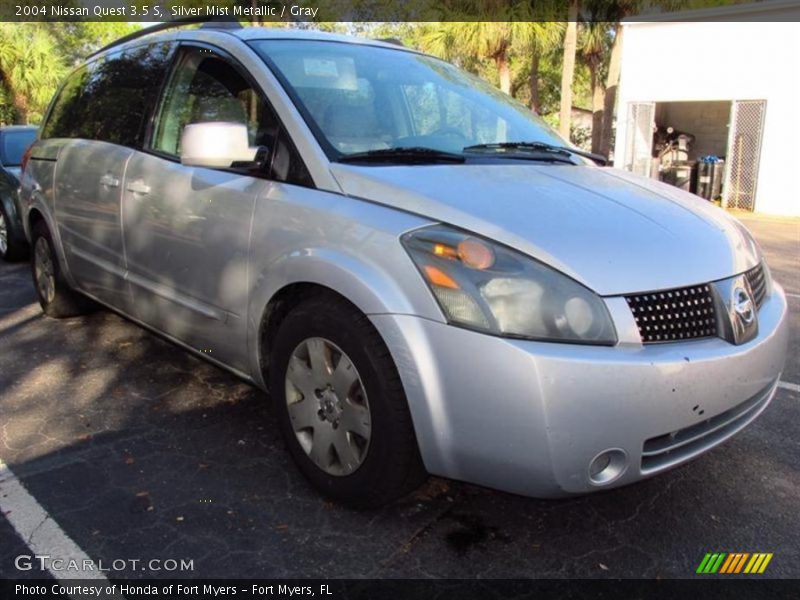 Silver Mist Metallic / Gray 2004 Nissan Quest 3.5 S