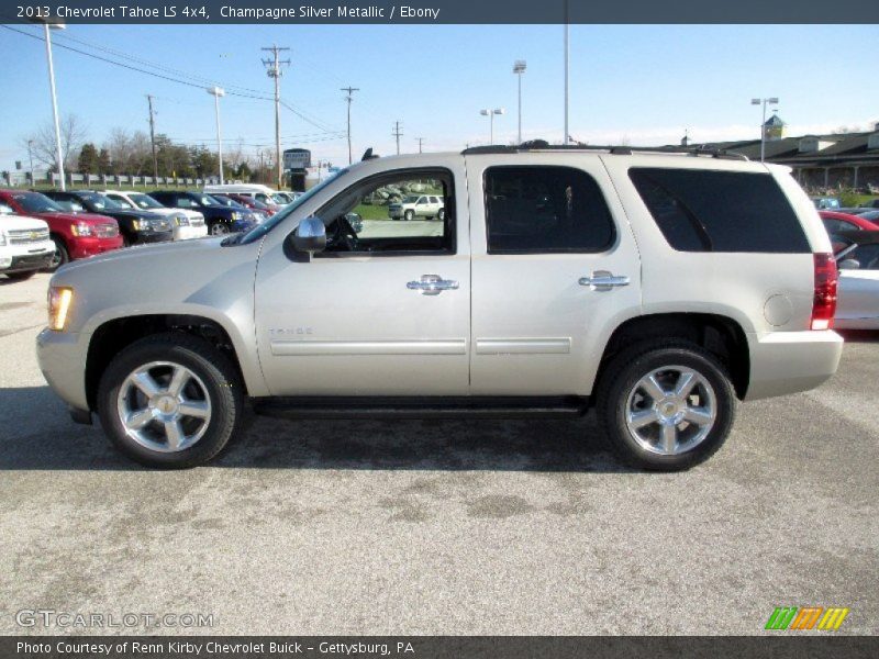 Champagne Silver Metallic / Ebony 2013 Chevrolet Tahoe LS 4x4