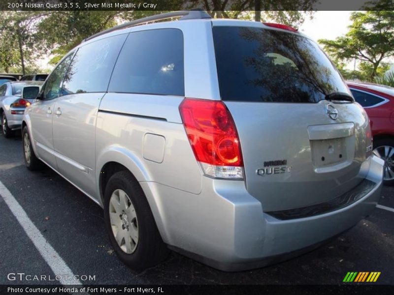 Silver Mist Metallic / Gray 2004 Nissan Quest 3.5 S