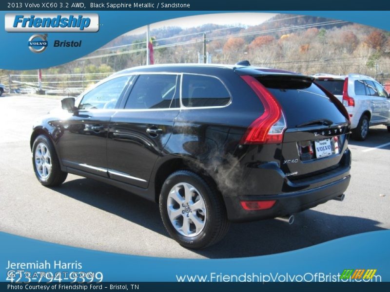 Black Sapphire Metallic / Sandstone 2013 Volvo XC60 3.2 AWD