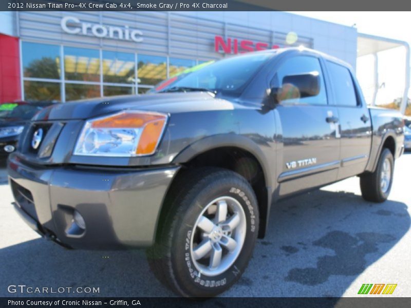 Smoke Gray / Pro 4X Charcoal 2012 Nissan Titan Pro-4X Crew Cab 4x4