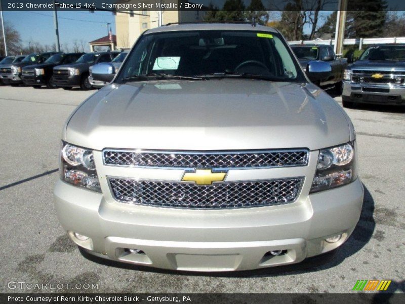 Champagne Silver Metallic / Ebony 2013 Chevrolet Tahoe LS 4x4