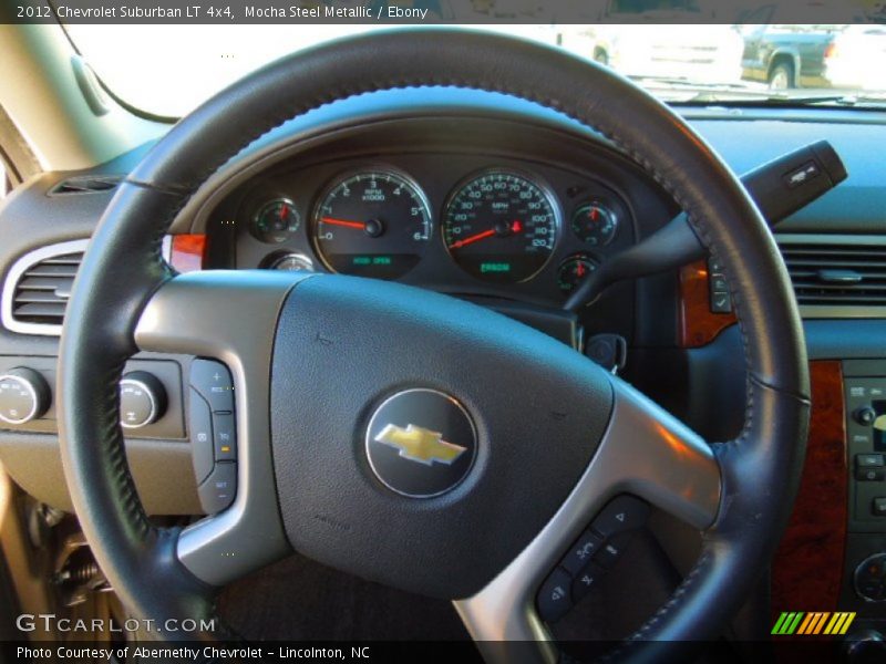 Mocha Steel Metallic / Ebony 2012 Chevrolet Suburban LT 4x4