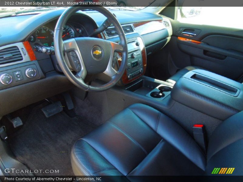 Mocha Steel Metallic / Ebony 2012 Chevrolet Suburban LT 4x4