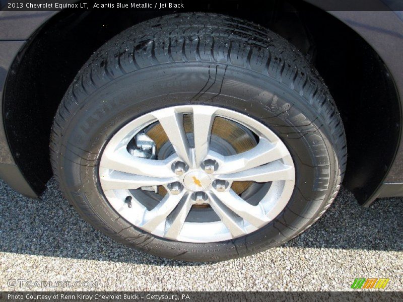 Atlantis Blue Metallic / Jet Black 2013 Chevrolet Equinox LT