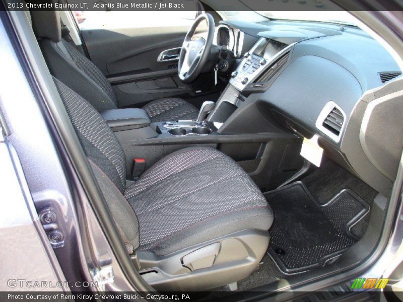 Atlantis Blue Metallic / Jet Black 2013 Chevrolet Equinox LT