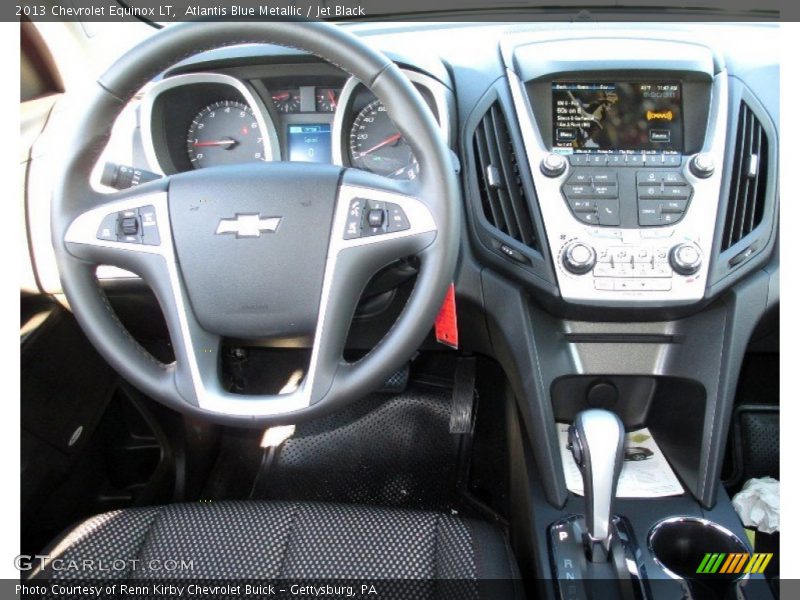 Atlantis Blue Metallic / Jet Black 2013 Chevrolet Equinox LT