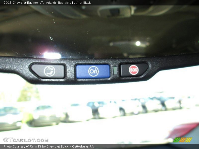 Atlantis Blue Metallic / Jet Black 2013 Chevrolet Equinox LT