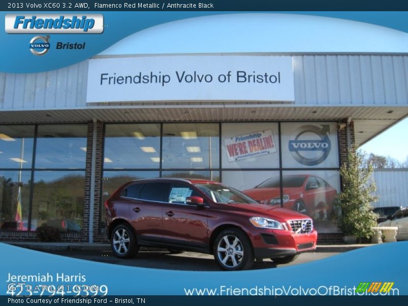 Flamenco Red Metallic / Anthracite Black 2013 Volvo XC60 3.2 AWD