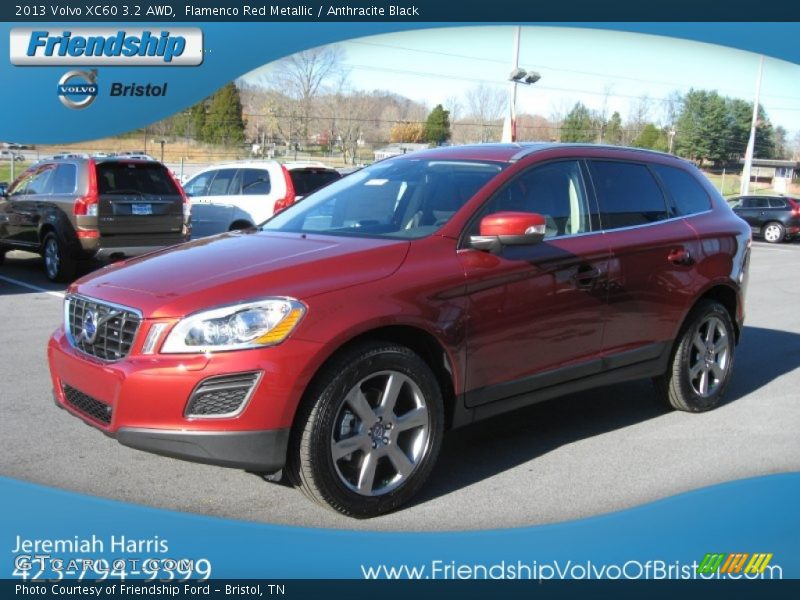 Flamenco Red Metallic / Anthracite Black 2013 Volvo XC60 3.2 AWD