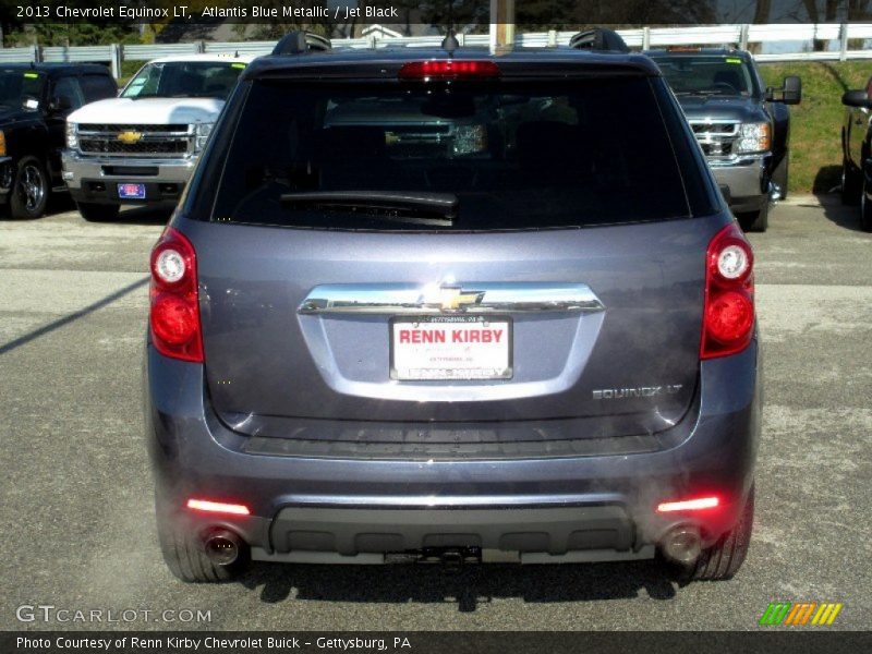 Atlantis Blue Metallic / Jet Black 2013 Chevrolet Equinox LT