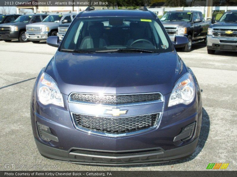 Atlantis Blue Metallic / Jet Black 2013 Chevrolet Equinox LT