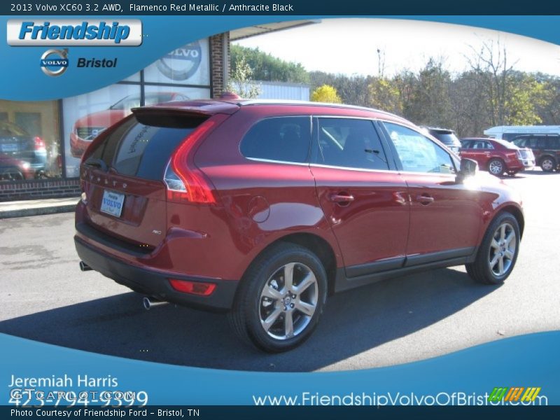 Flamenco Red Metallic / Anthracite Black 2013 Volvo XC60 3.2 AWD
