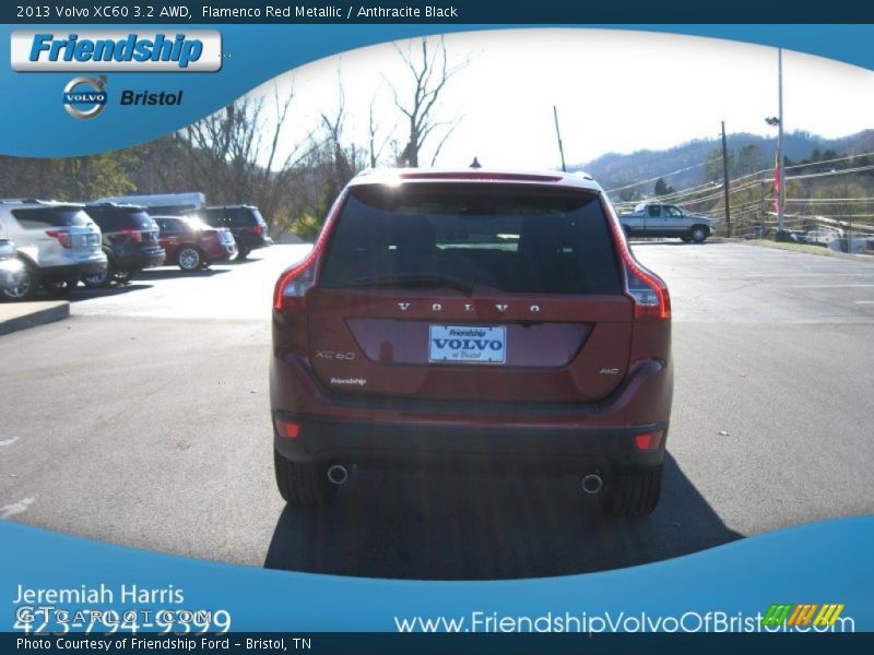 Flamenco Red Metallic / Anthracite Black 2013 Volvo XC60 3.2 AWD