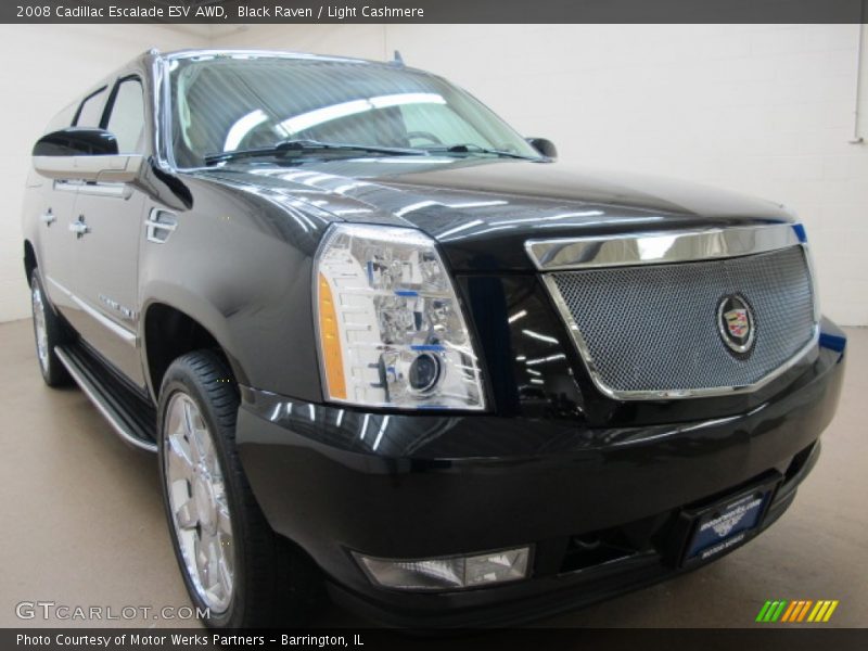 Black Raven / Light Cashmere 2008 Cadillac Escalade ESV AWD