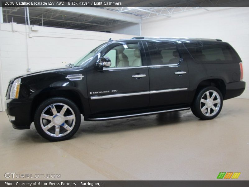 Black Raven / Light Cashmere 2008 Cadillac Escalade ESV AWD