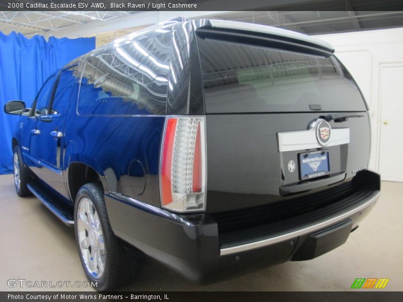 Black Raven / Light Cashmere 2008 Cadillac Escalade ESV AWD