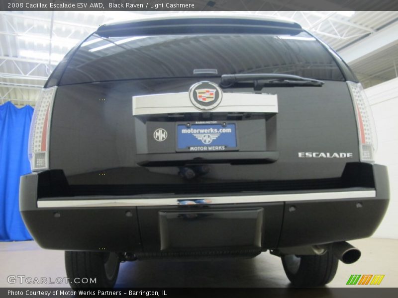 Black Raven / Light Cashmere 2008 Cadillac Escalade ESV AWD