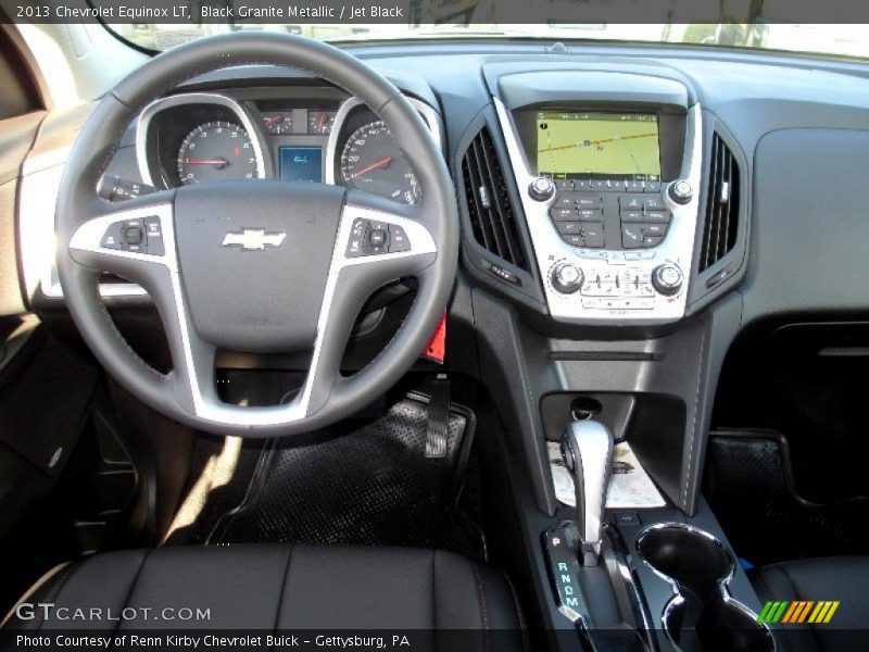 Black Granite Metallic / Jet Black 2013 Chevrolet Equinox LT