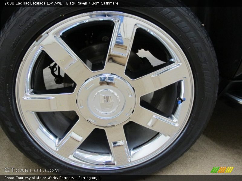 Black Raven / Light Cashmere 2008 Cadillac Escalade ESV AWD