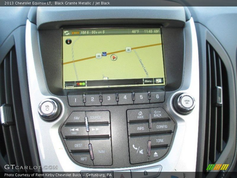 Black Granite Metallic / Jet Black 2013 Chevrolet Equinox LT