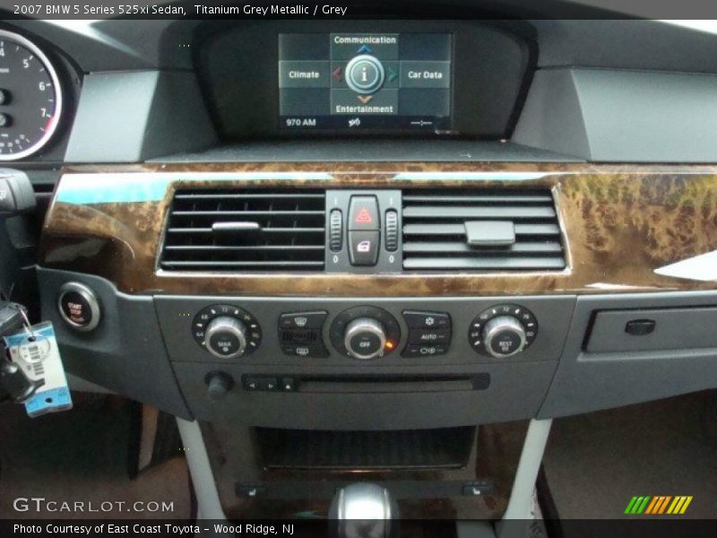 Titanium Grey Metallic / Grey 2007 BMW 5 Series 525xi Sedan