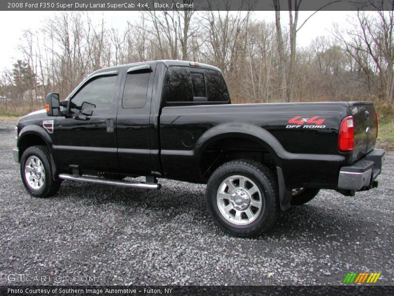 Black / Camel 2008 Ford F350 Super Duty Lariat SuperCab 4x4